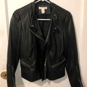H&M Leather Moto Jacket